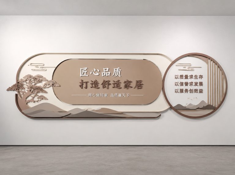 斗门区展厅立体字发光字与灯箱